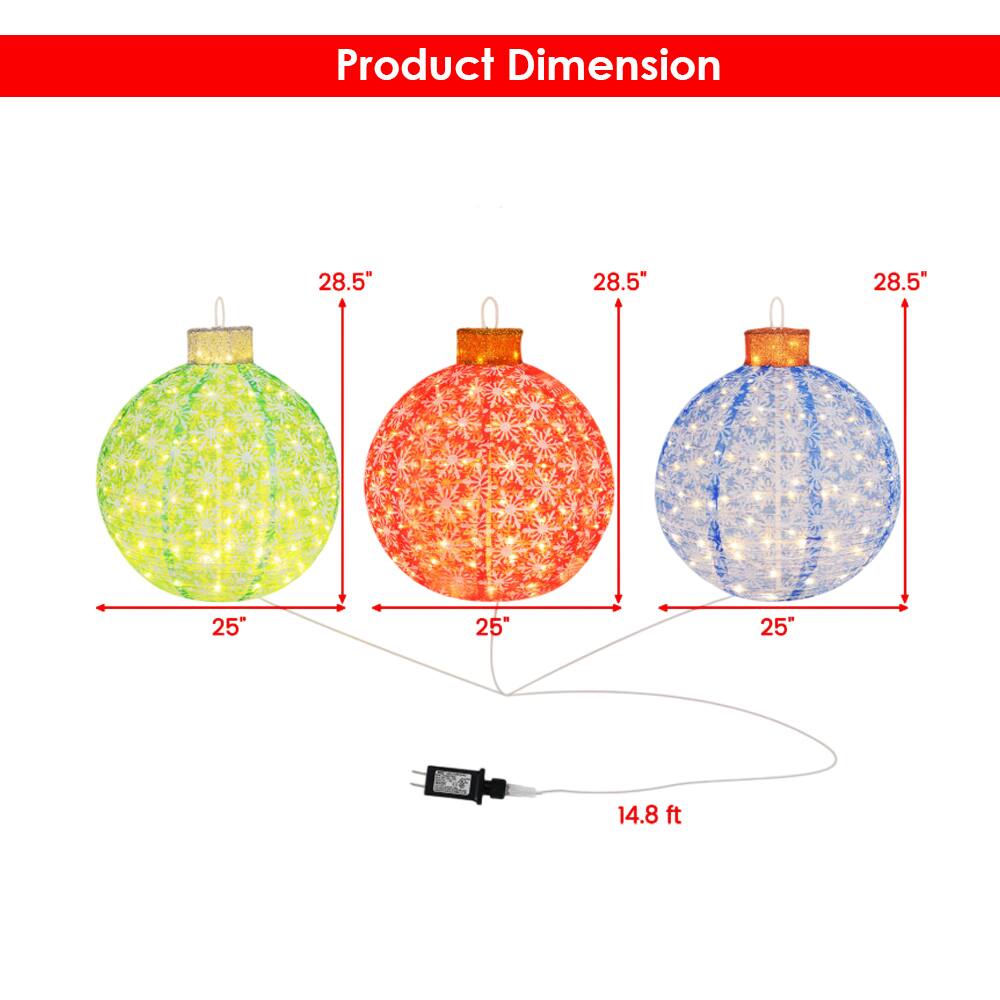 Product Dimension  
28.5" x 28.5" x 25"  
14.8 ft
