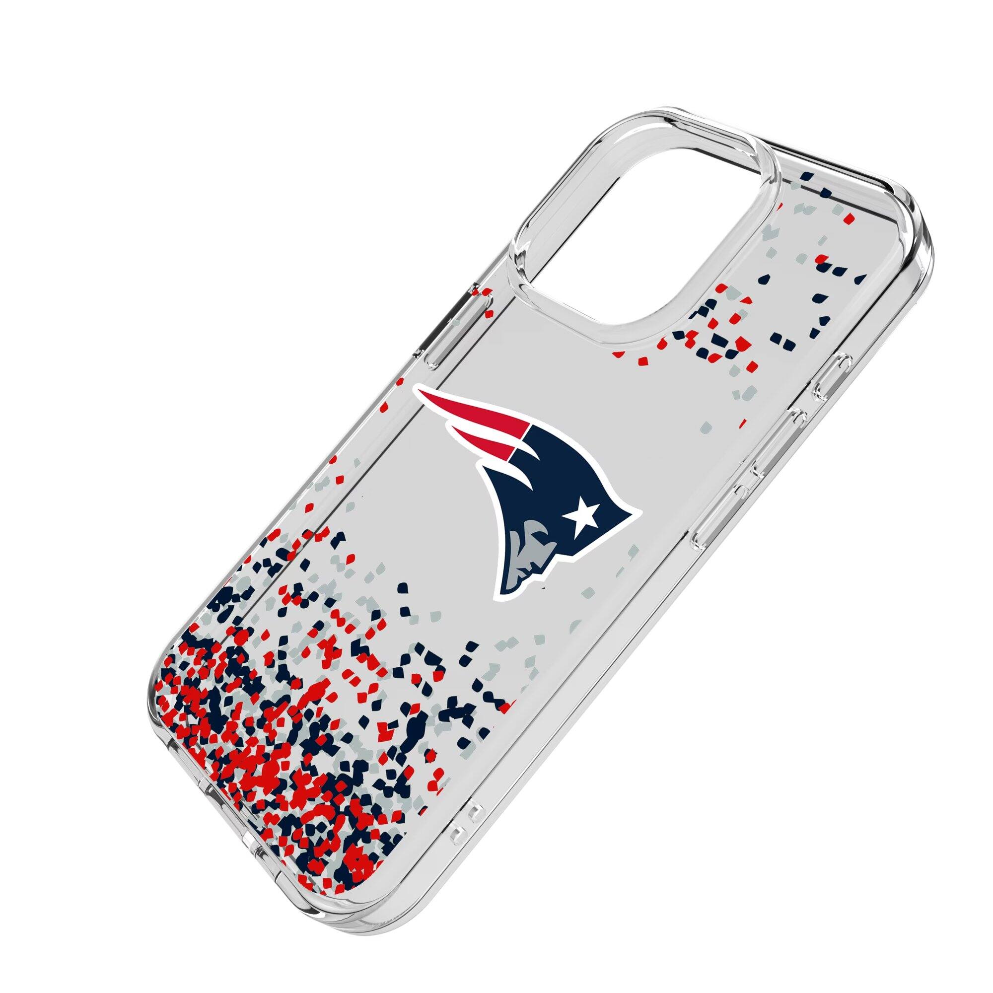 Alt View 1. Keyscaper - iPhone Clear Case with Confetti Design - 14 Pro Max - Multicolor.