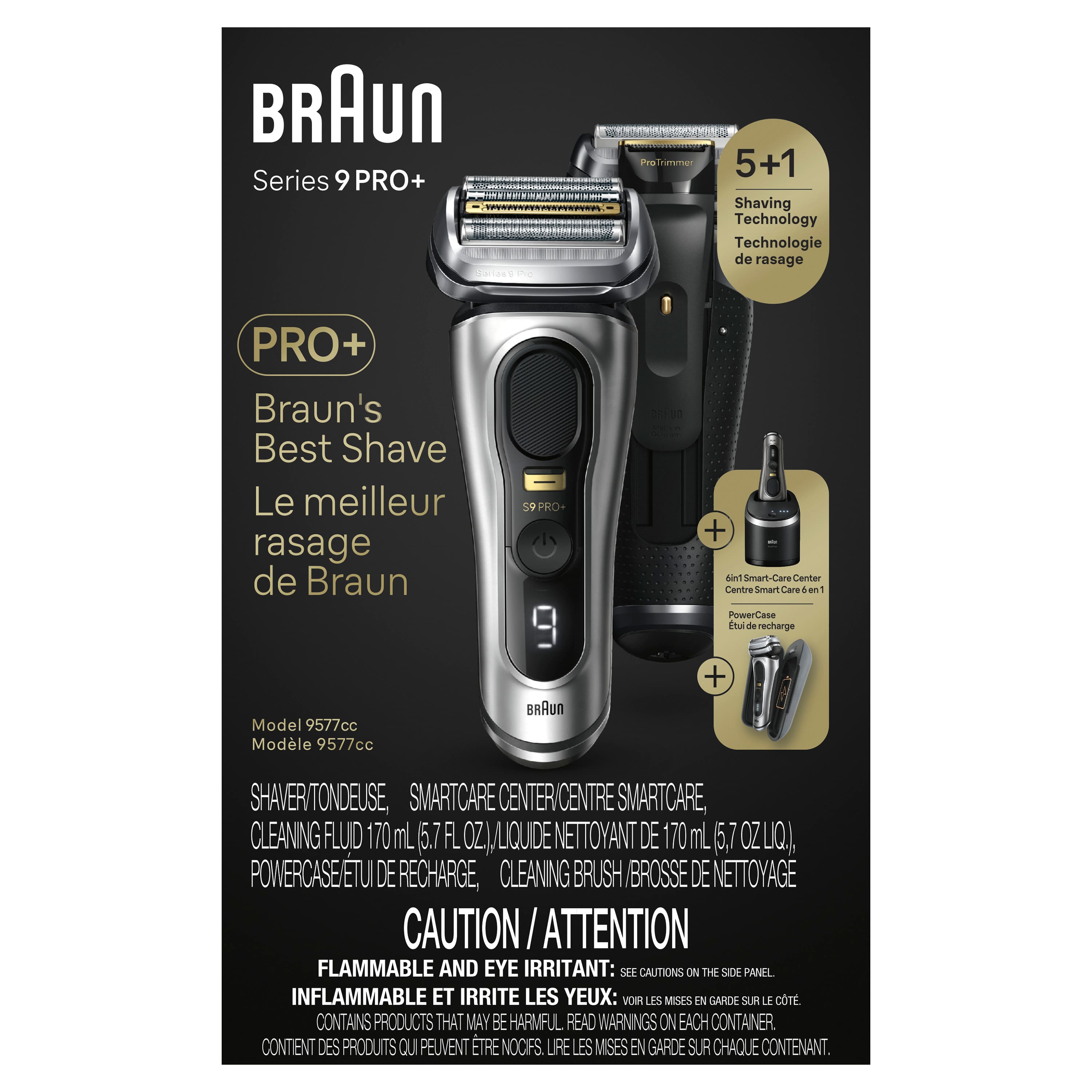 Braun Series 9 PRO+ Electric Shaver with 6 in 1 SmartCare