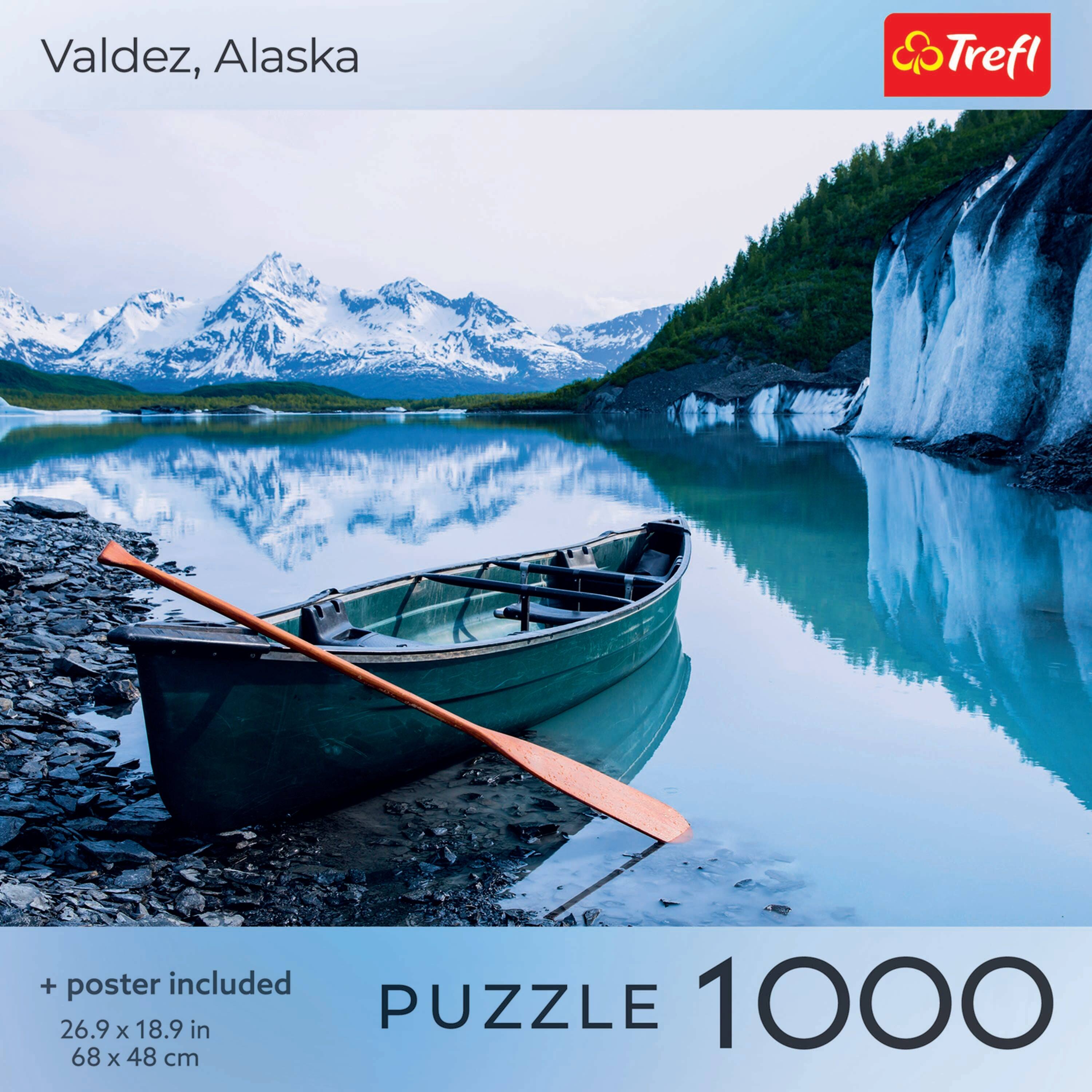 Valdez, Alaska

+ poster included  
26.9 x 18.9 in  
68 x 48 cm

PUZZLE 1000

Trefl