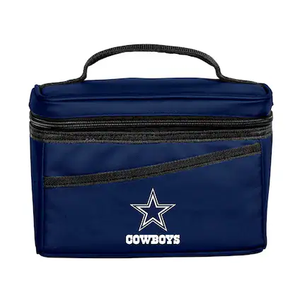 Front. Logo Brands - Dallas Cowboys 6-Can Flex Cooler - Navy.