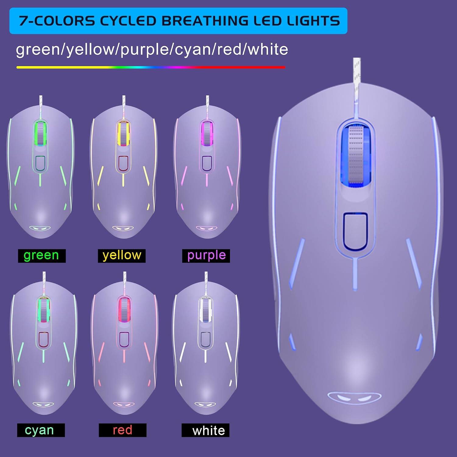 Bundle Core Tech 104 Key Wired Membrane Gaming Keyboard and Optical ...