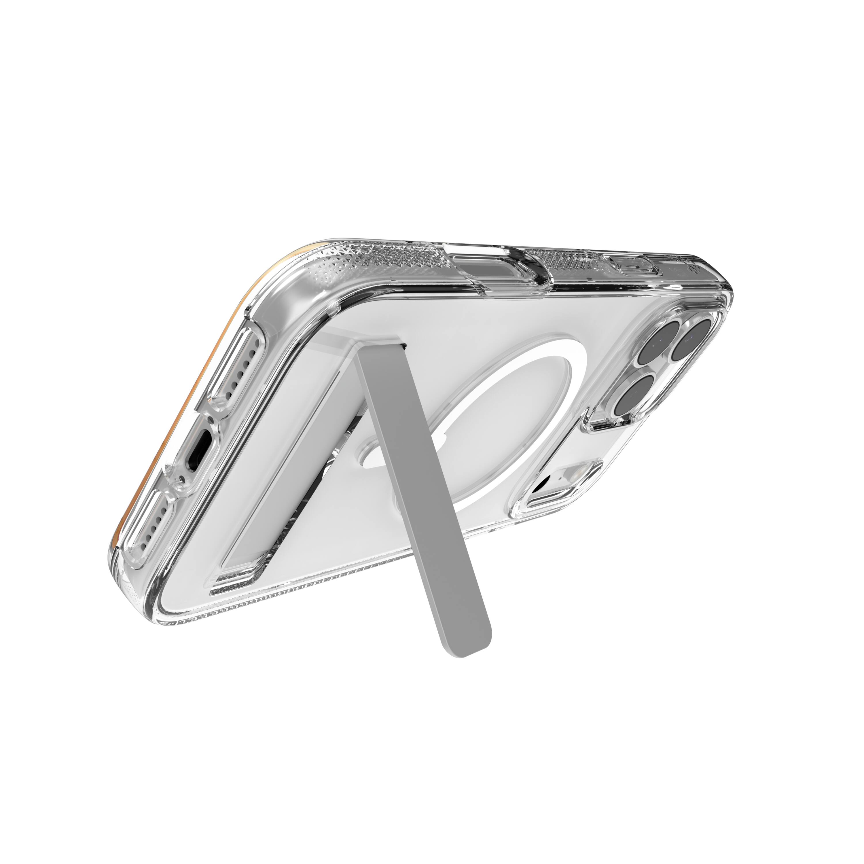 Alt View 18. ZAGG - Crystal Palace Snap MagSafe Compatible Case w/ Kickstand for Apple iPhone 17 Pro Max - Clear.