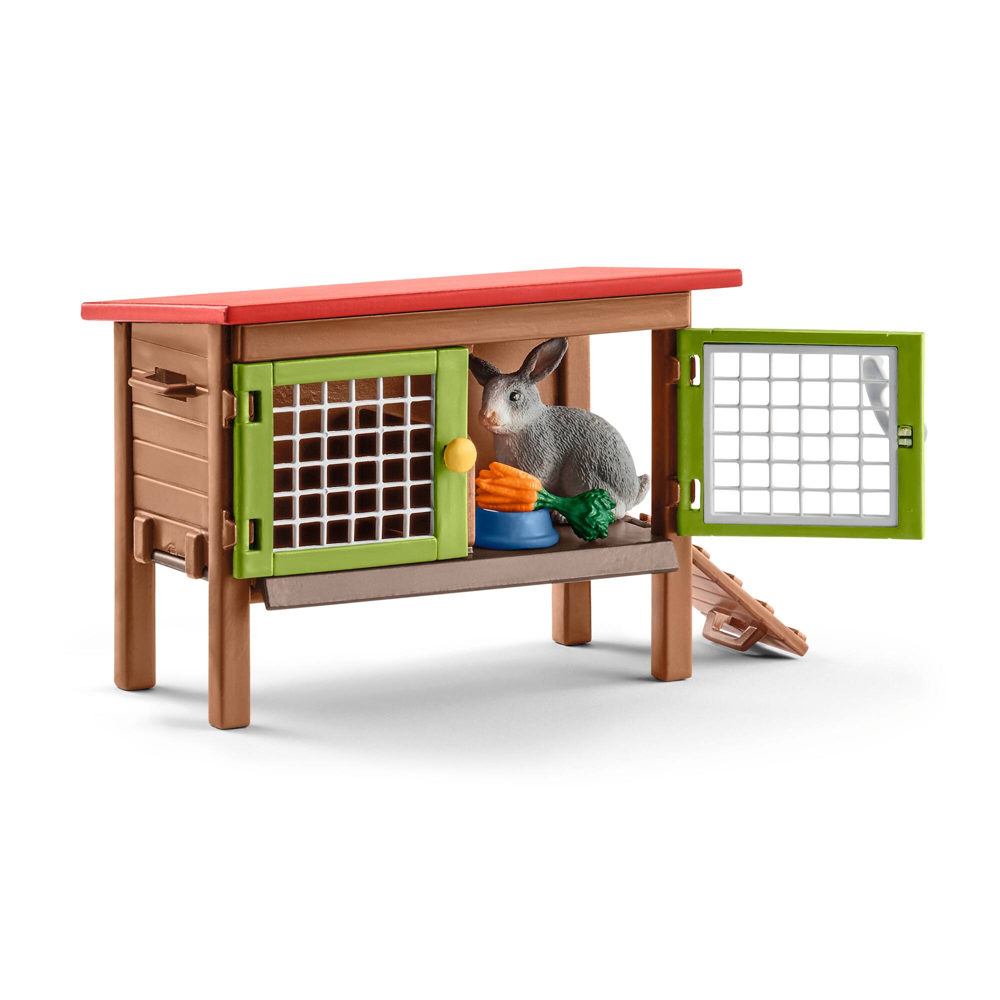 Alt View 1. Schleich - Farm World: Rabbit Hutch.