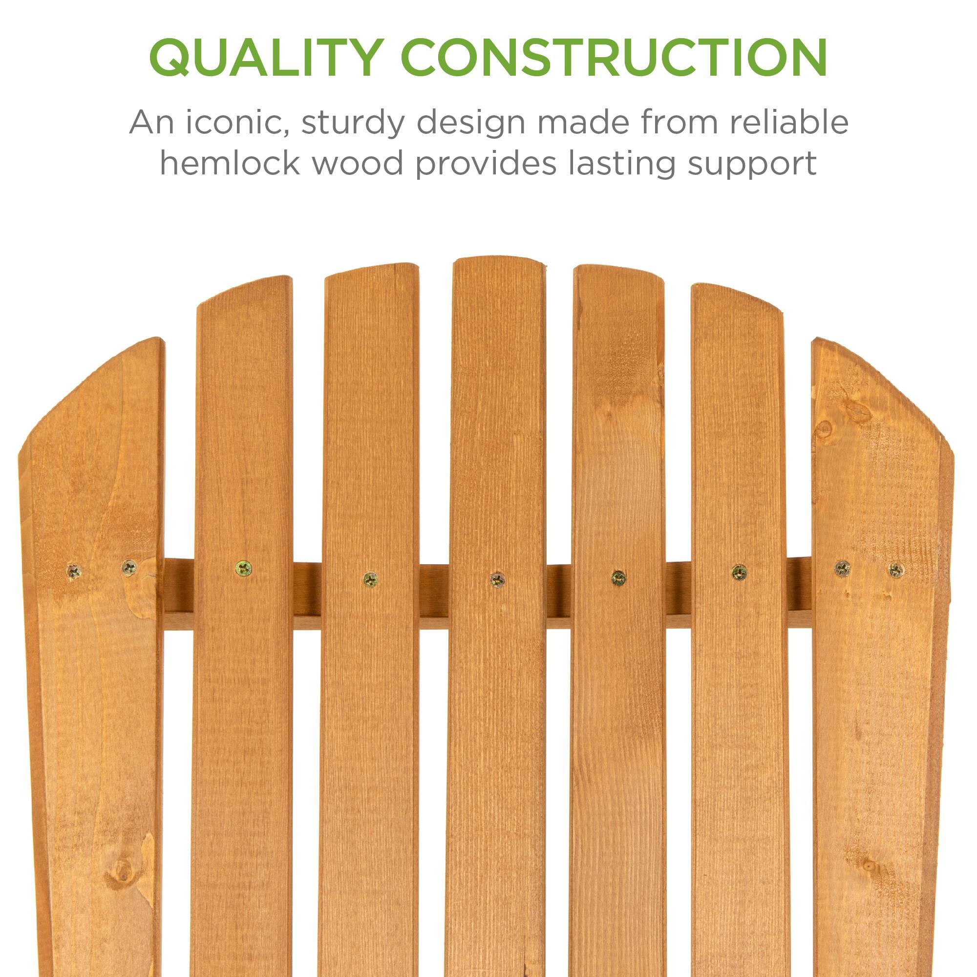 QUALITY CONSTRUCTION

An iconic, sturdy design made from reliable hemlock wood provides lasting support