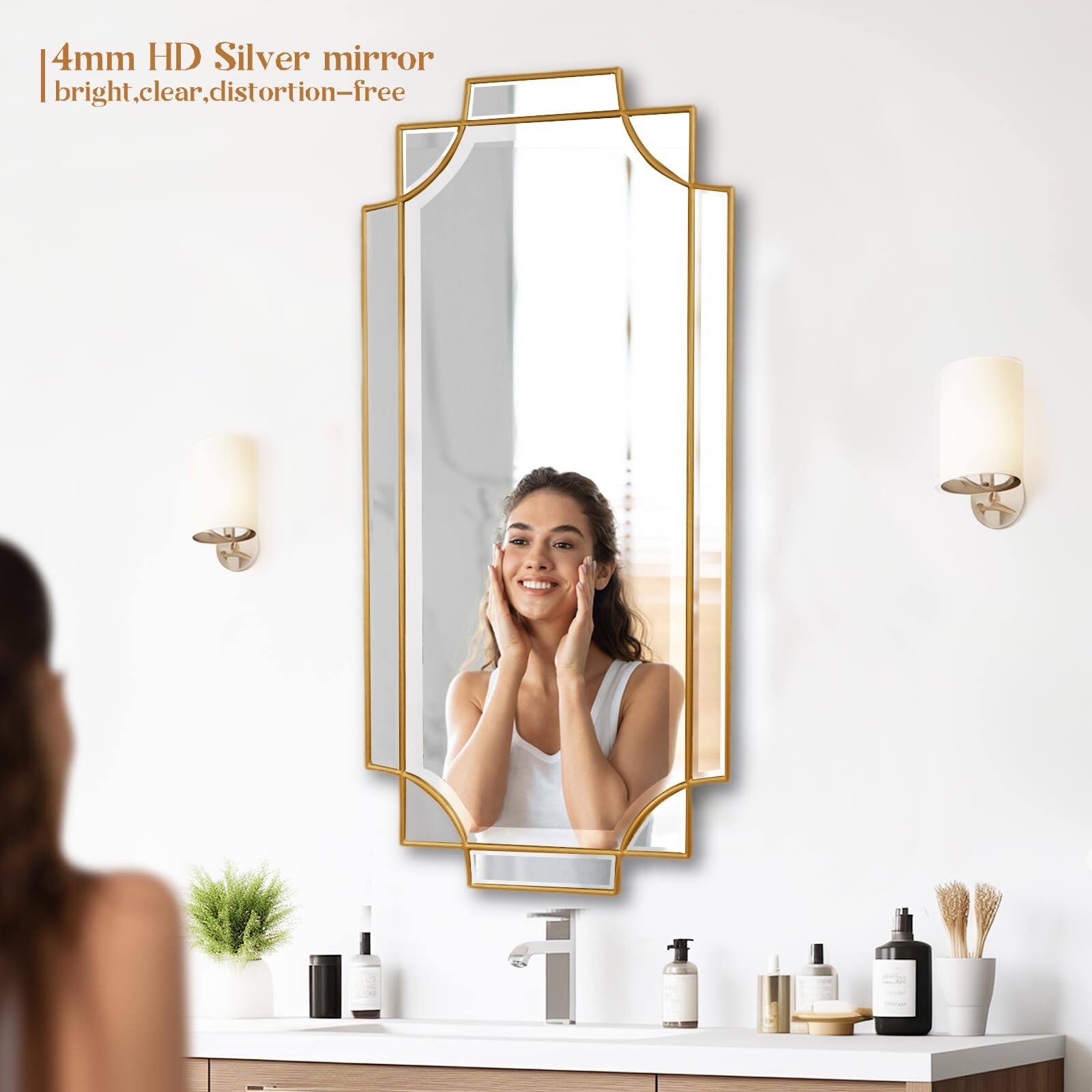 4mm HD Silver mirror  
bright, clear, distortion-free