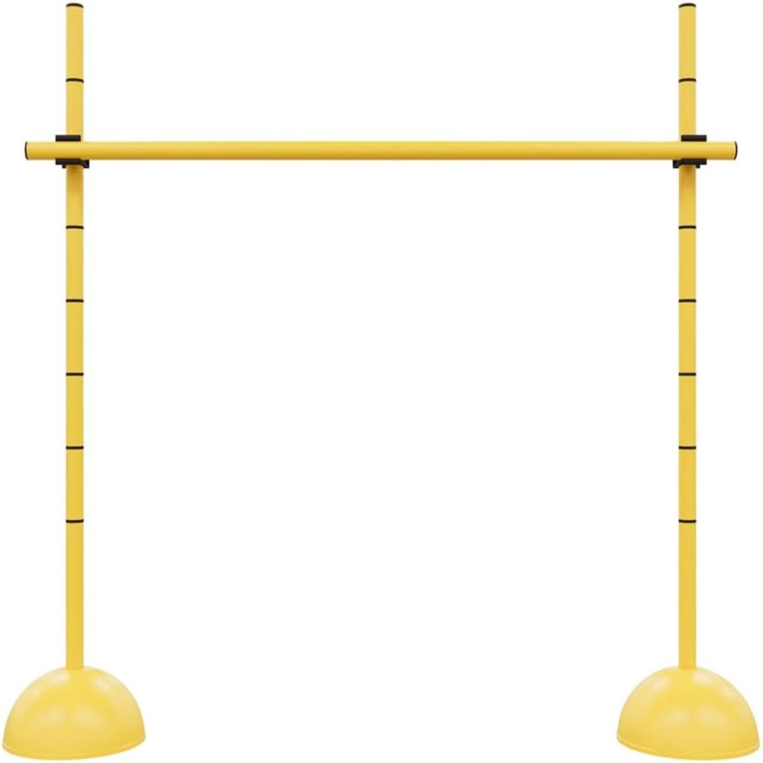 Alt View 3. Power Systems - Adjustable Plyo Hurdles Set of 4 – Training Hurdles for Agility & Speed - Yellow/Black.