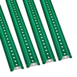 VEVOR - 8FT U-Channel Sign Post, 4Pack Heavy Duty Steel Fixed Fence Post, Steel Fence U-Channel Sign for Garden, Courtyard - Green