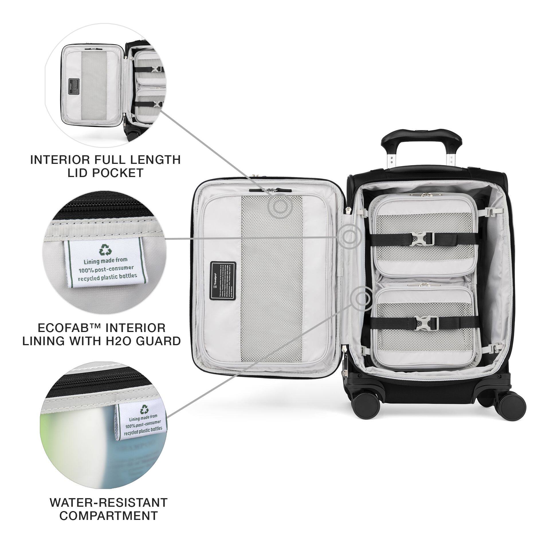 Travelpro Versapack + Lightweight Softside Expandable 20