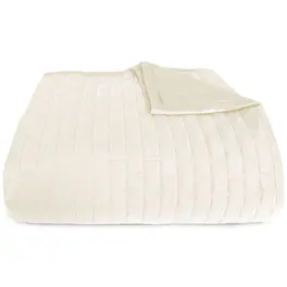 BedVoyage - Quilted Coverlet - 100% Viscose from Bamboo - Cooling & Lightweight - Ivory