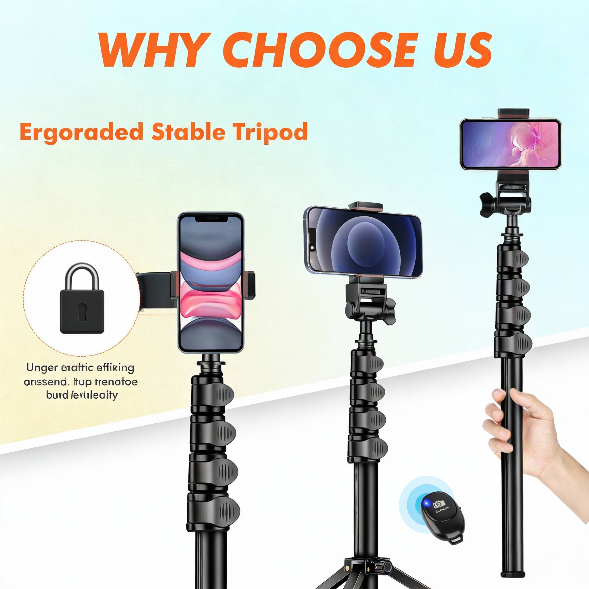 WHY CHOOSE US

Ergoraded Stable Tripod

Unger erratic effiking anssend. Itup trenatoe burd feruleoity