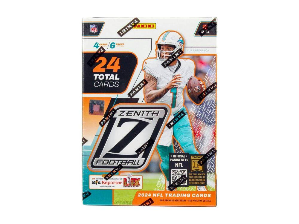 2024 Panini Zenith Football 6-Pack Blaster Box price history on PriceWatchPro