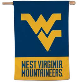 WinCraft - West Virginia Mountaineers 28" x 40" Applique Vertical Banner - Multicolor