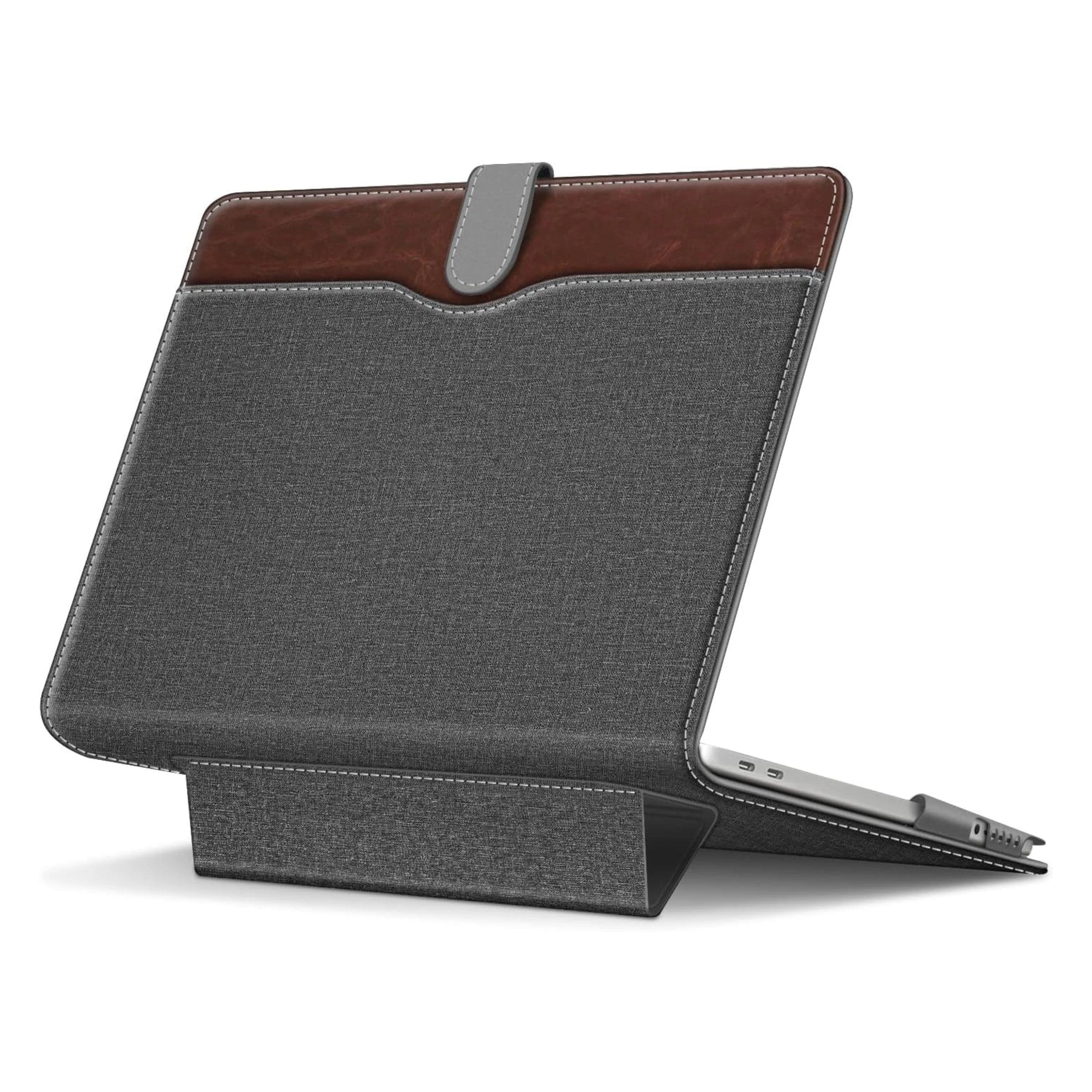 Kitcheniva - Folio Foldable Stand Sleeve Case For MacBook Neo 13 Inch A3404 (2026) - Gray/Brown price history on PriceWatchPro