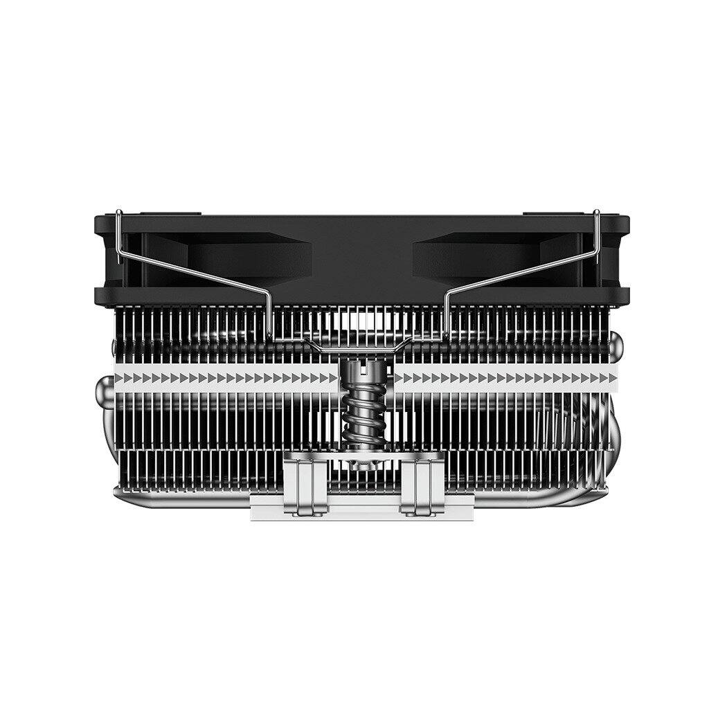 Back. PCCOOLER - RC400 53MM Height Low Profile Air Cooler - Black.