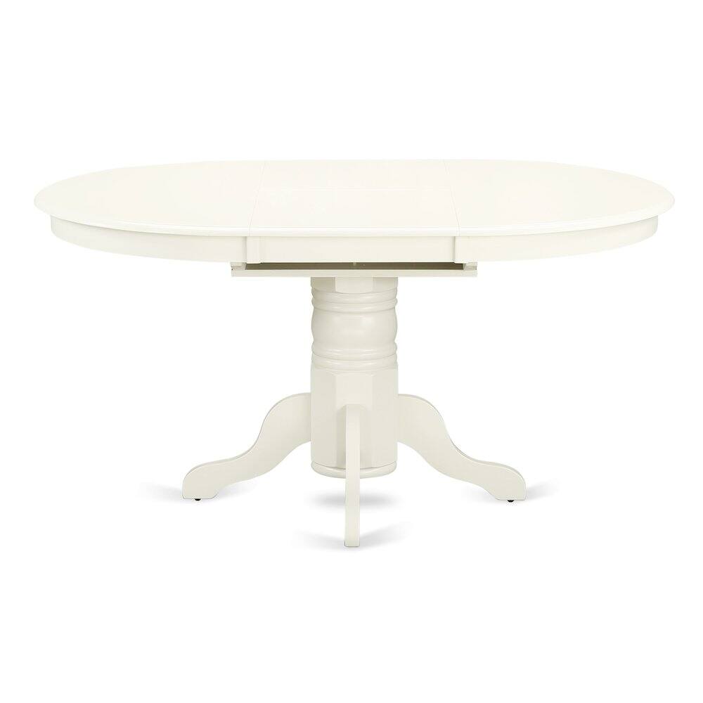 Alt View 6. East West Furniture - 5 Piece Kitchen Table Set - White.