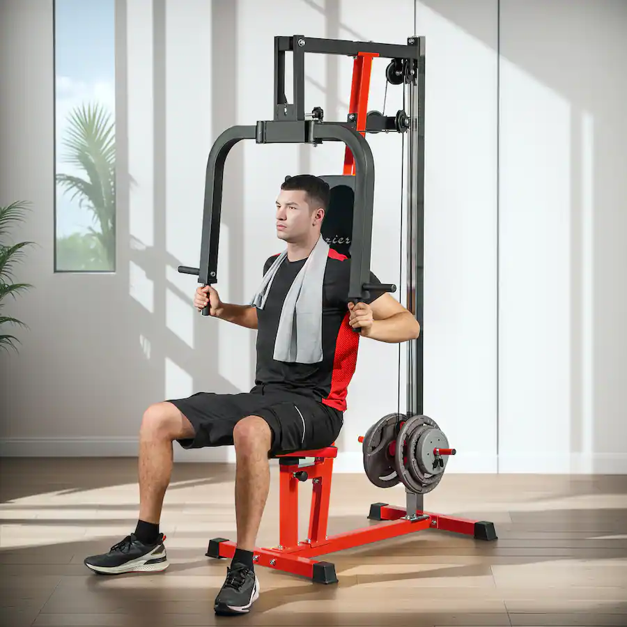 Soozier Chest Fly Machine and Chest Press Station, Delt Machine