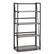 Alt View 18. Costway - 4-Tier Folding Bookshelf No-Assembly Industrial Bookcase Display Shelves - Rustic Brown.