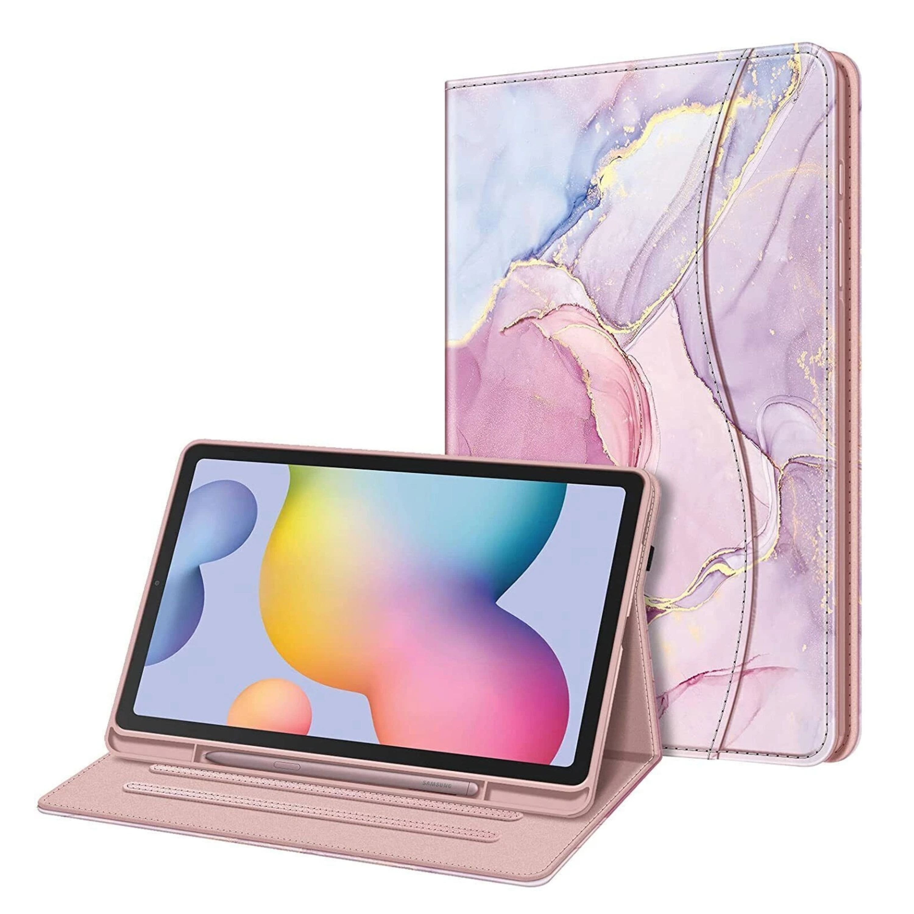 Kitcheniva - Multi-Angle Case For Samsung Galaxy Tab S6 Lite 10.4 Inch 2022/2020 - Glittering Marble price history on PriceWatchPro