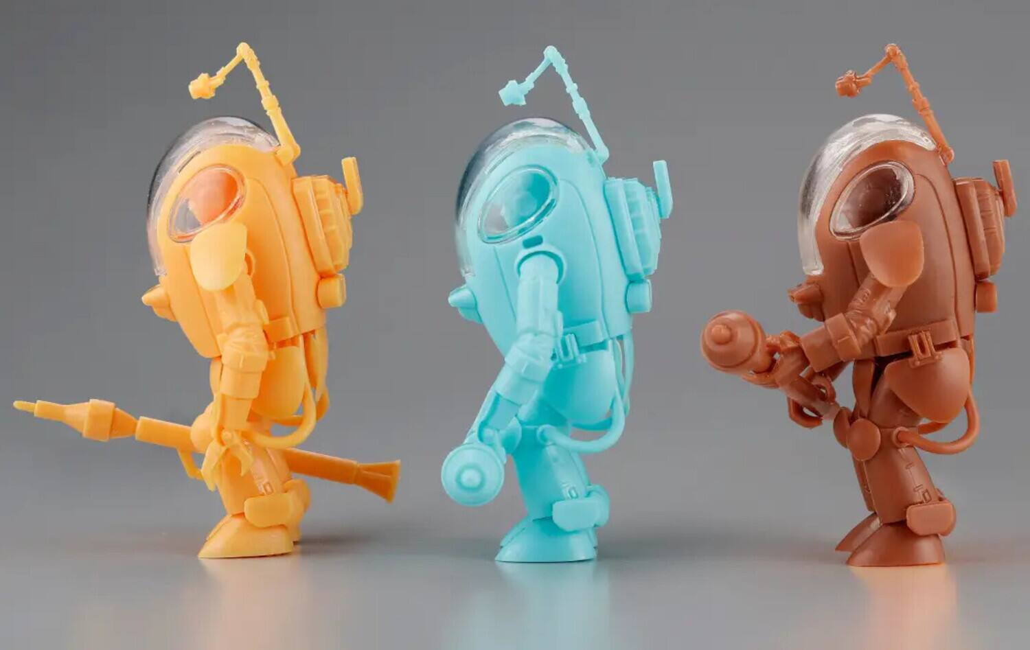 Alt View 2. PopMarket - Maschinen Krieger - ARTPLA - P.K.A Set of 3 P.K.Ape 1/35 Scale Model Kit   - COLLECTIBLES - Multicolor.