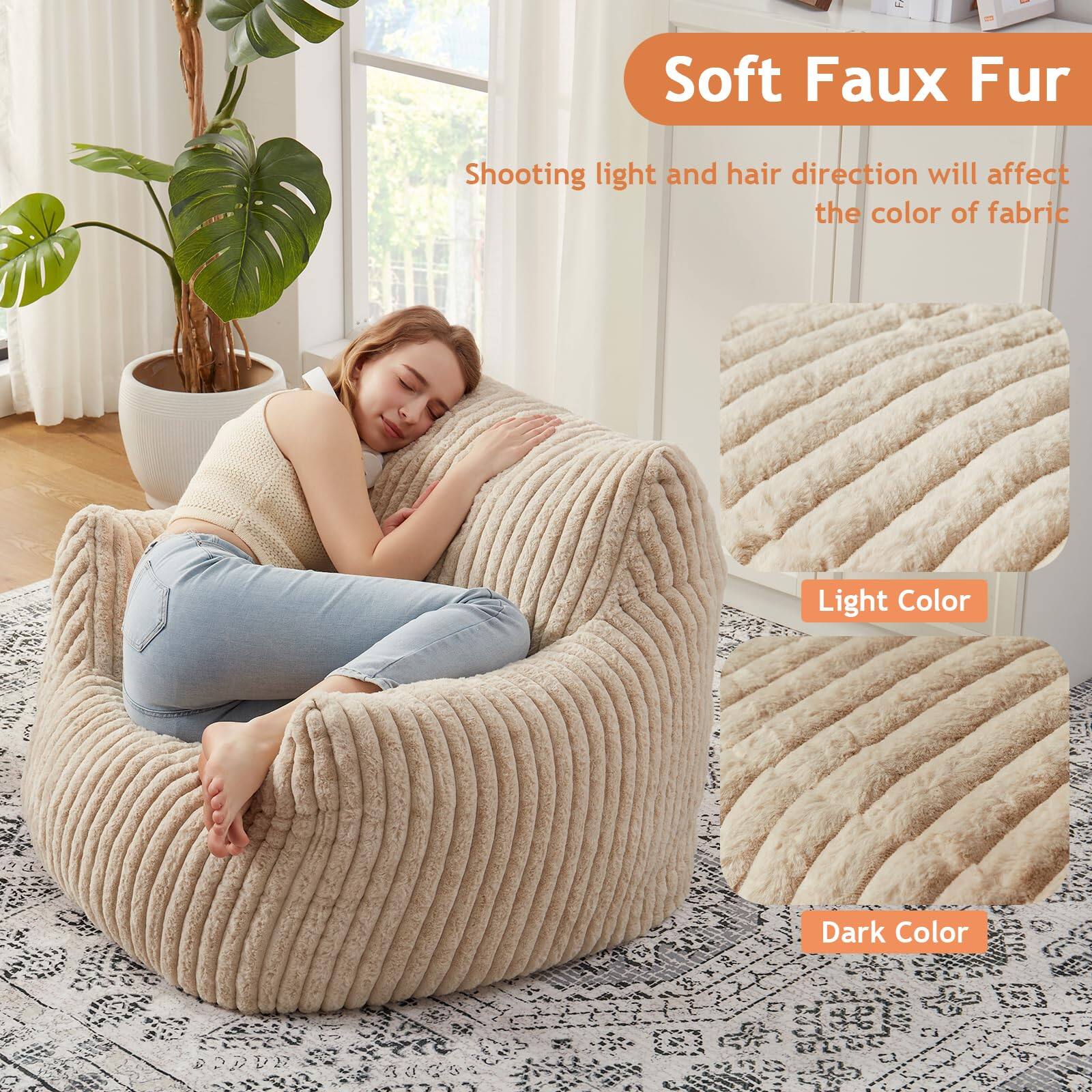 Soft Faux Fur

Shooting light and hair direction will affect the color of fabric

Light Color

Dark Color