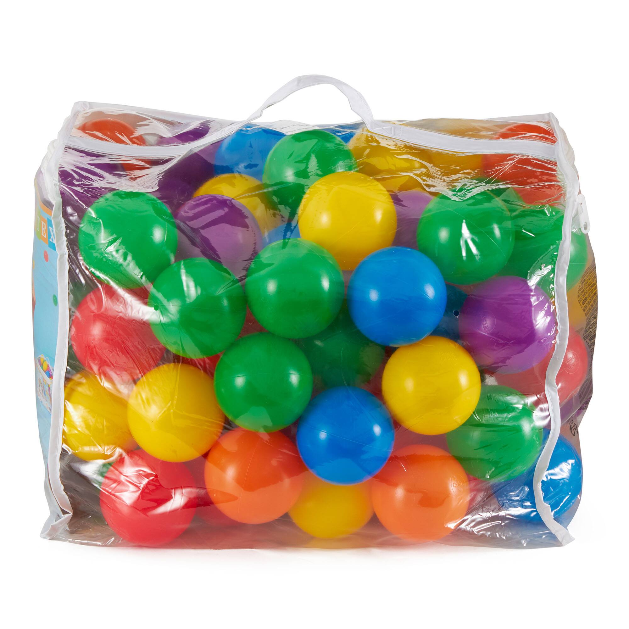 Alt View 7. Intex - Intex 100-Pack Large Plastic Multi-Colored Fun Ballz For Ball Pits Bounce House.
