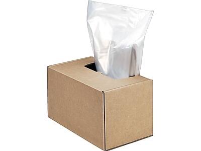 Front. Fellowes - Bags 50 Gal., 50/Carton - Clear.