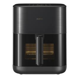 MOVA - FD10Pro Air Fryer, 6.3QT Large Digital Airfryer with Visible Window, 11 Preset Cooking Modes, Dual Heating System - Black