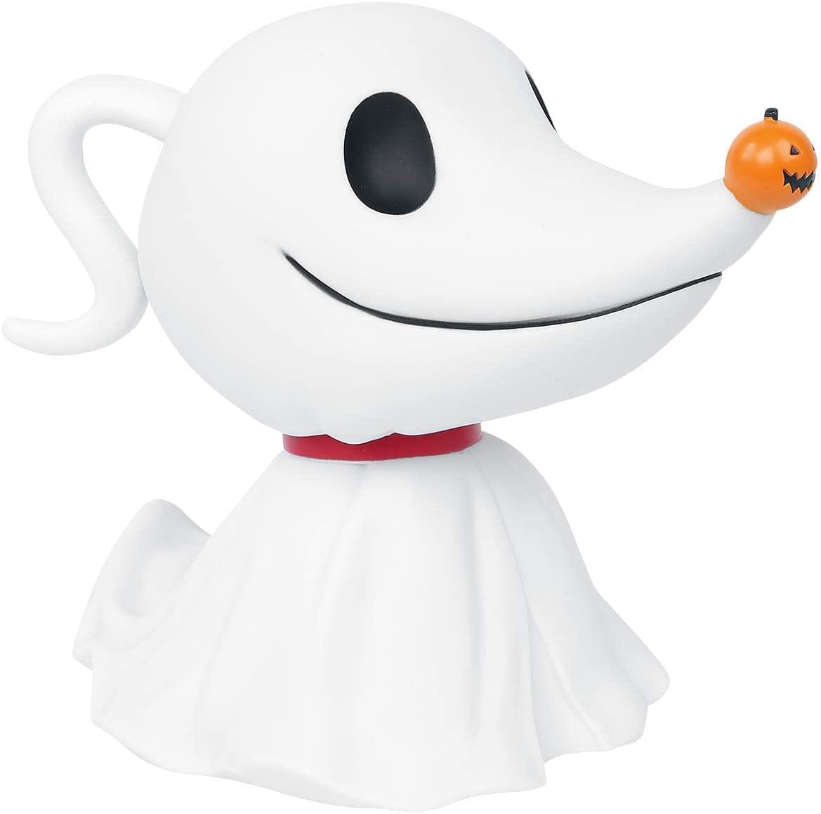 Alt View 2. Disney - Nightmare Before Christmas Zero 8 Inch PVC Figural Bank - White.