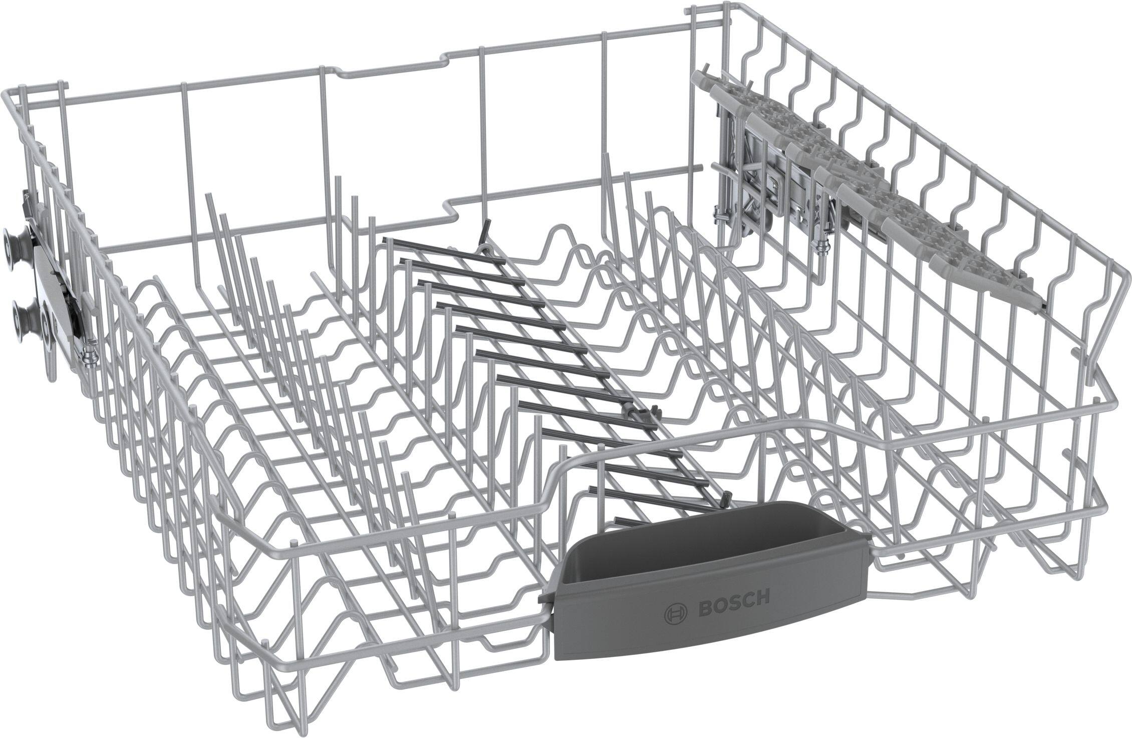 Alt View 23. Bosch - 300 Series 24" Front Control Smart Built-In Stainless Steel Tub Dishwasher with 3rd Rack, 46 dBA - White.