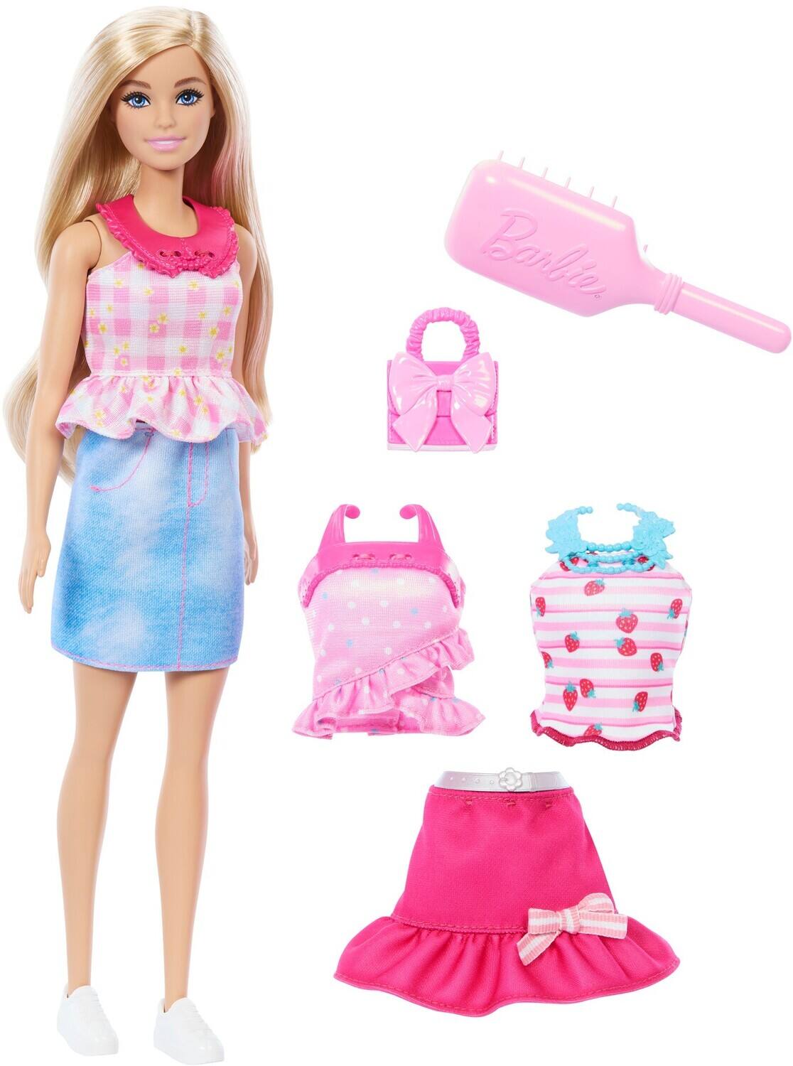 Front. Mattel - Barbie Style Easy To Dress Malibu Doll & Accessories   - COLLECTIBLES - Multicolor.