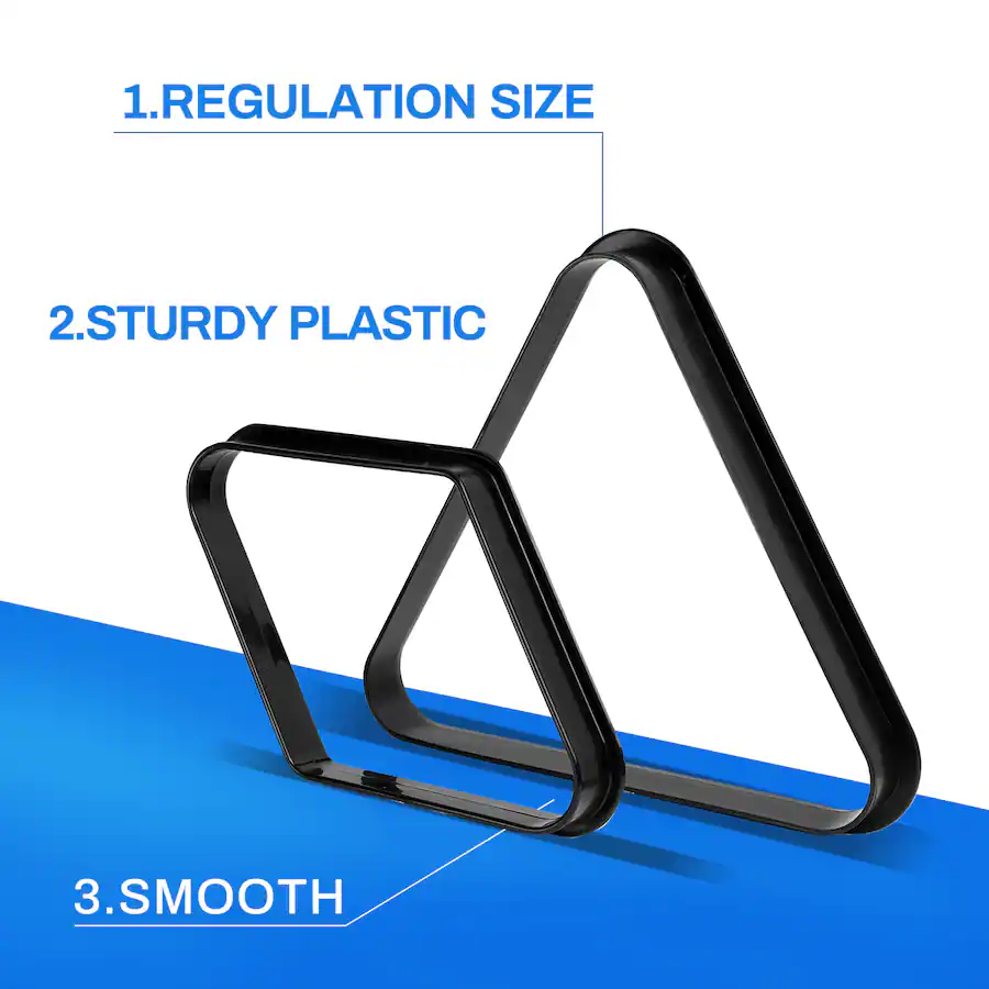 GSE Games & Sports Expert Plastic 8 Ball Triangle and 9 Ball Diamond ...