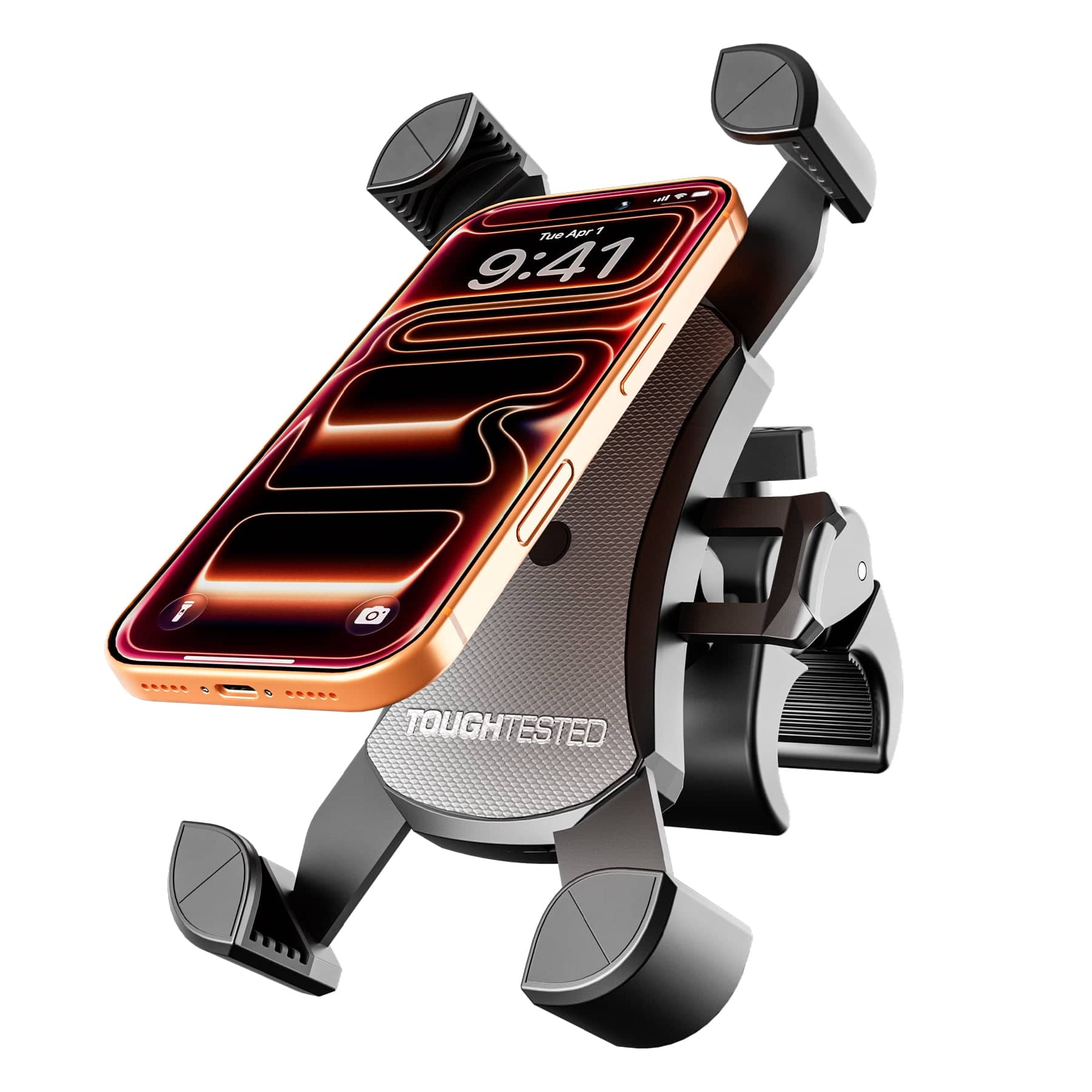 ToughTested - MagTough XT 15W Magnetic Wireless Car Charger & Phone Mount for Dashboard & Windshield, MagSafe Compatible - Black