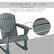 ERGONOMIC DESIGN
An Adirondack chair is designed for a laid back posture and a seat tilted for comfort
Natural Wood Frame