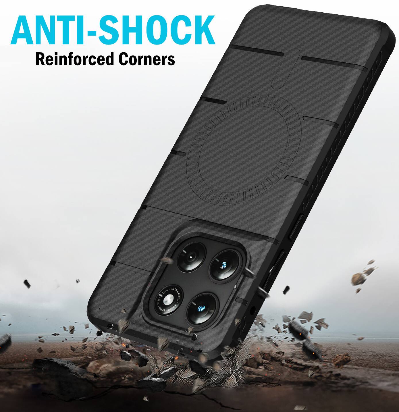 ANTI-SHOCK Reinforced Corners