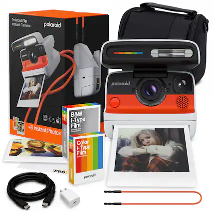 Polaroid Flip Instant Camera polaroid polarcidl Y i-Type B&W i-Type +8 Film Instant - I White i 1 Itta Puttoe Photos -Type Color polaroid i-Type Film pnt Photoe a | | PRO polaroid polaroid polaroid
