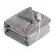 Front. immtree - Heated Weighted Blanket 12 lbs 48"x72" - Soft Sherpa Fleece - 4 Heating Levels - Gray.