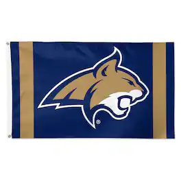WinCraft - Montana State Bobcats 3' x 5' Vertical Stripe Deluxe Single-Sided Flag - Multicolor