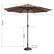 Alt View 12. Nature Spring - 9-Foot Outdoor Patio Umbrella with Push Button Tilt - Brown.