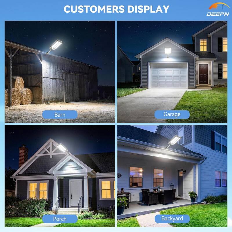 CUSTOMERS DISPLAY

DEEPN

Barn

Garage

Porch

Backyard