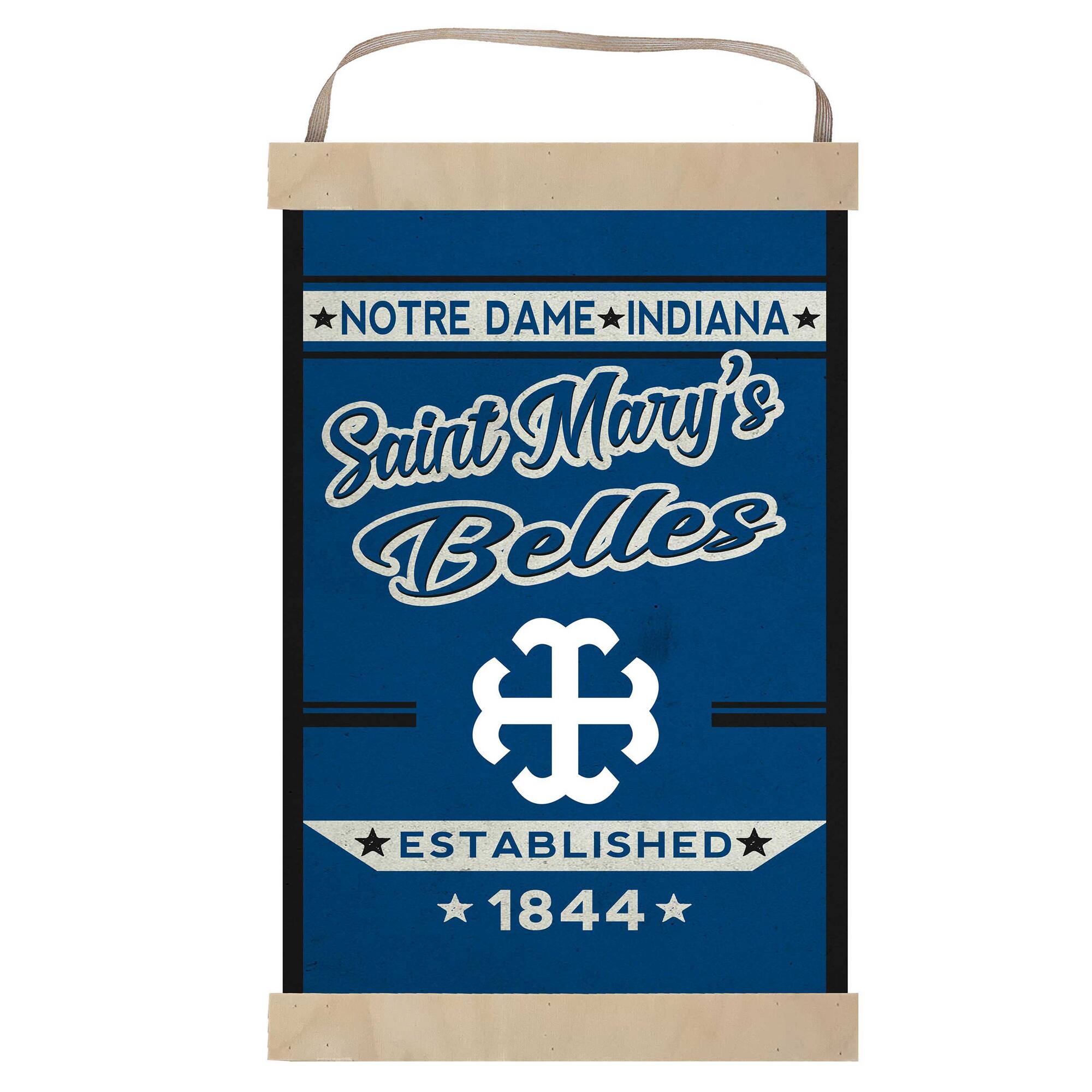 NOTRE DAME INDIANA  
Saint Mary's Belles  
ESTABLISHED 1844