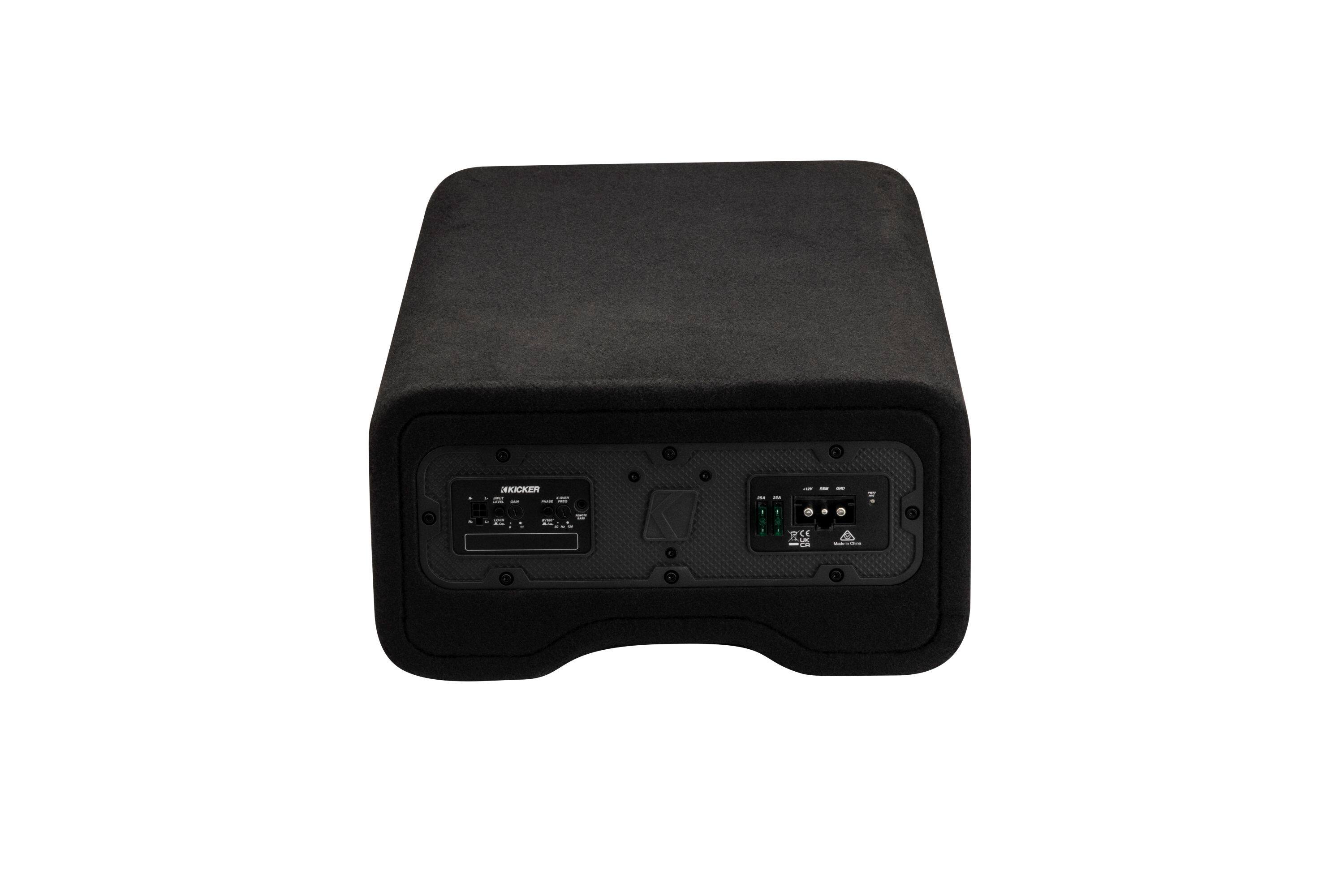Back. KICKER - Solo-Baric L7T 12" Single-Voice-Coil 2-ohm Down Firing Enclosure Subwoofer - Black.