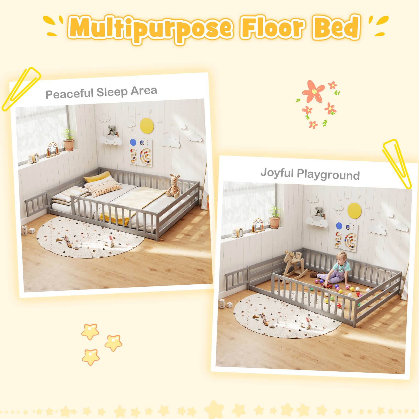 Multipurpose Floor Bed

Peaceful Sleep Area

Joyful Playground