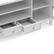 Alt View 6. Simpli Home - Acadian 60W Low TV Stand with Drawers, Glass Doors and Shelves - White.