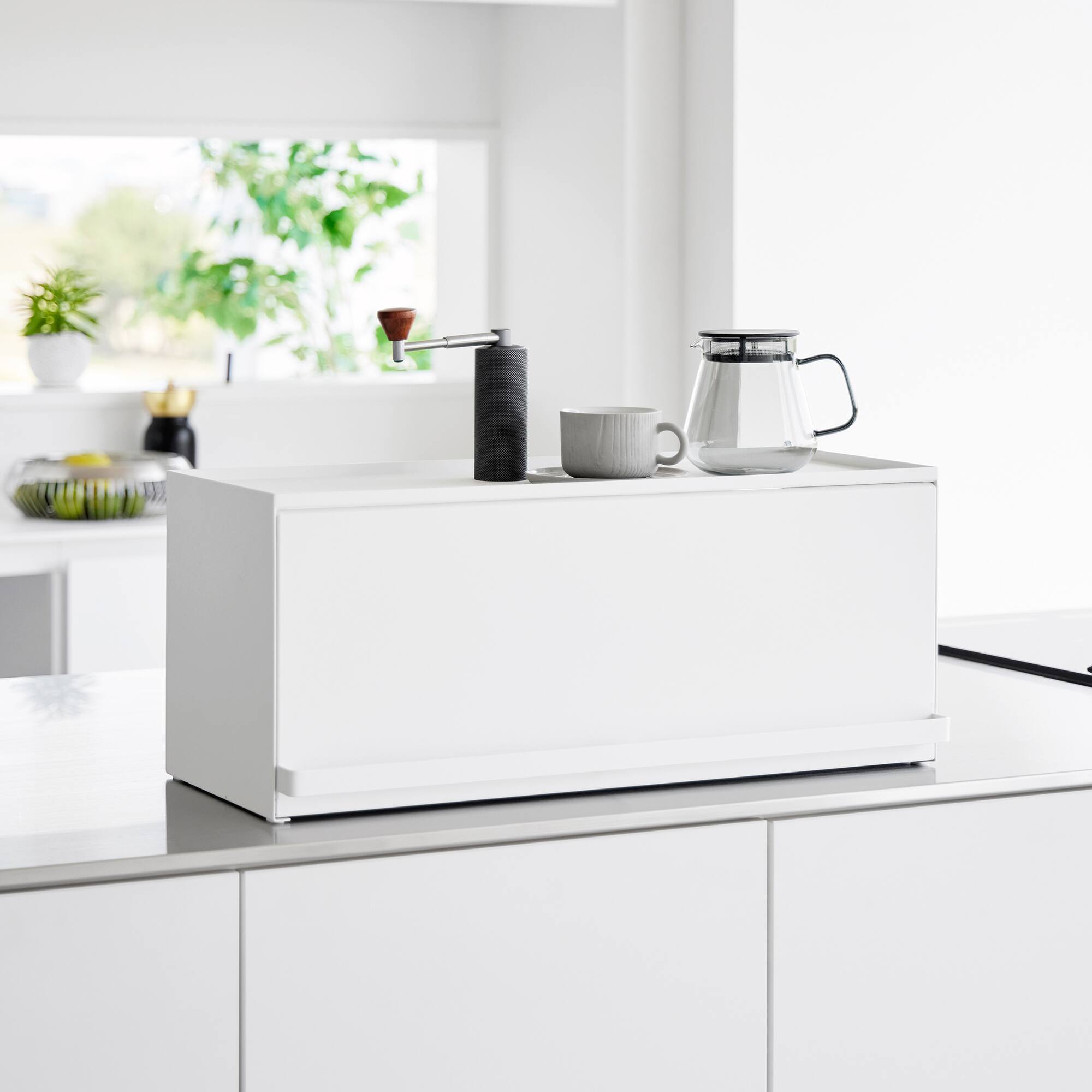 Front. Yamazaki Home - Open-Back Countertop Storage Rack.