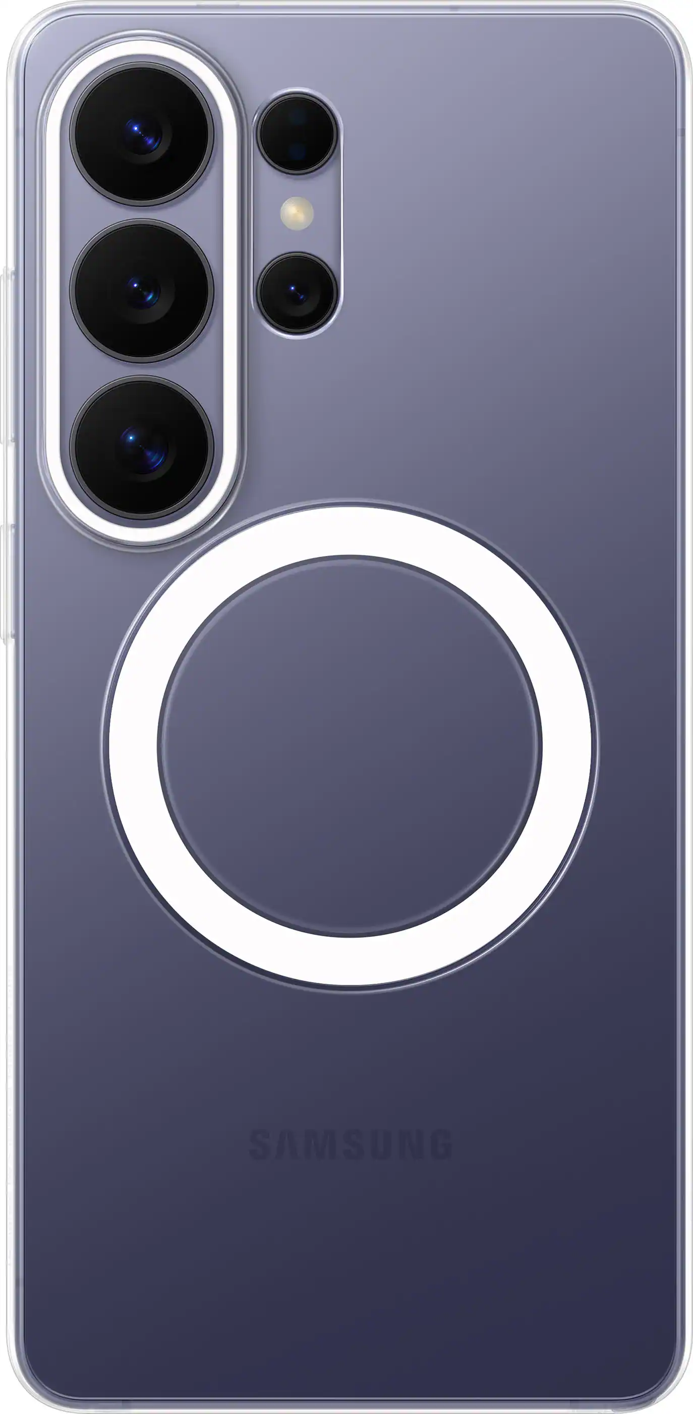 Front. Samsung - Galaxy S26 Ultra Clear Magnet Case - Transparent.