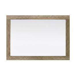 Elegant Kitchen and Bath - Noah Wooden Rectangle Mirror 24 x 36 - Natural Oak