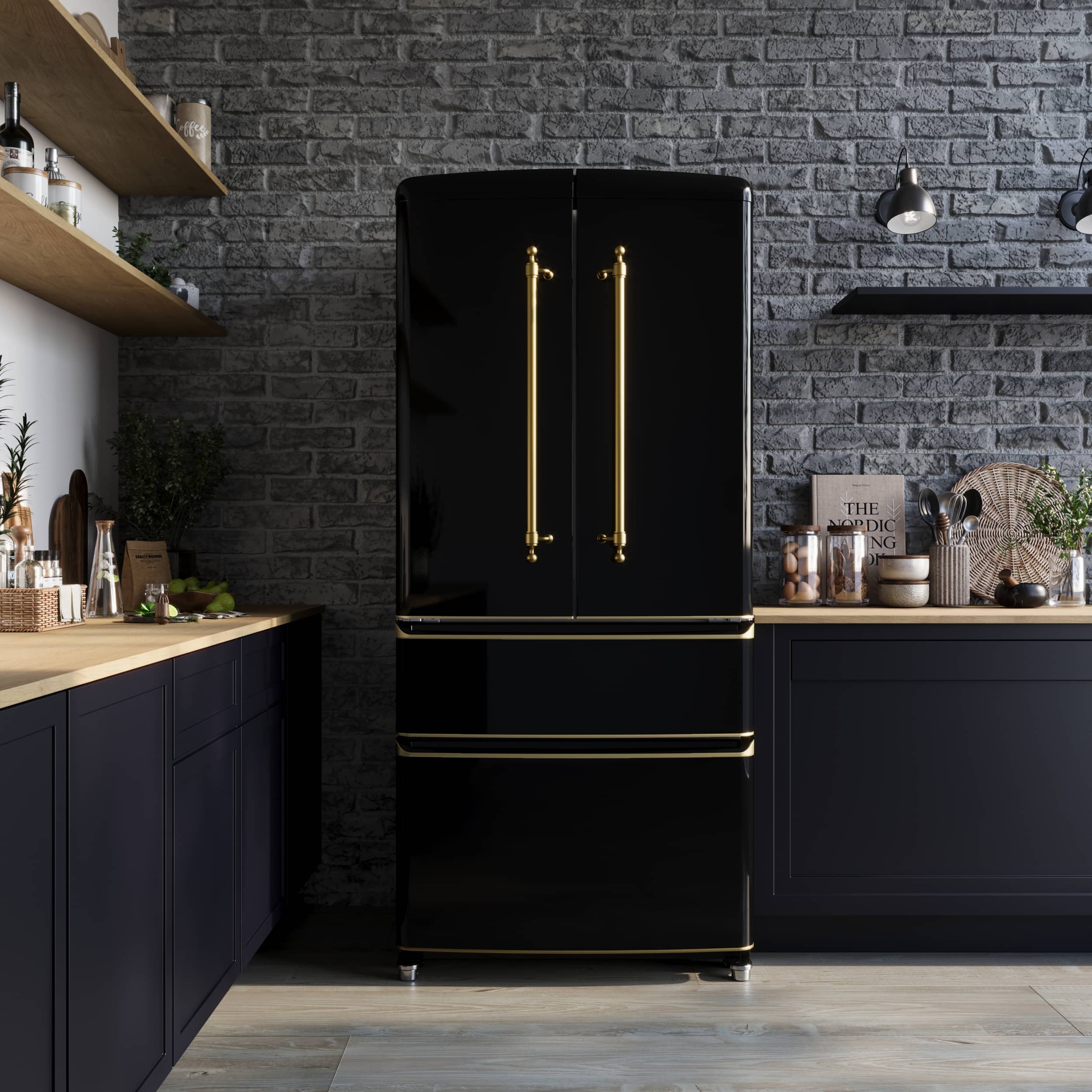 Forno Appliances Luigi 18 Cu. Ft. Counter Depth French Door