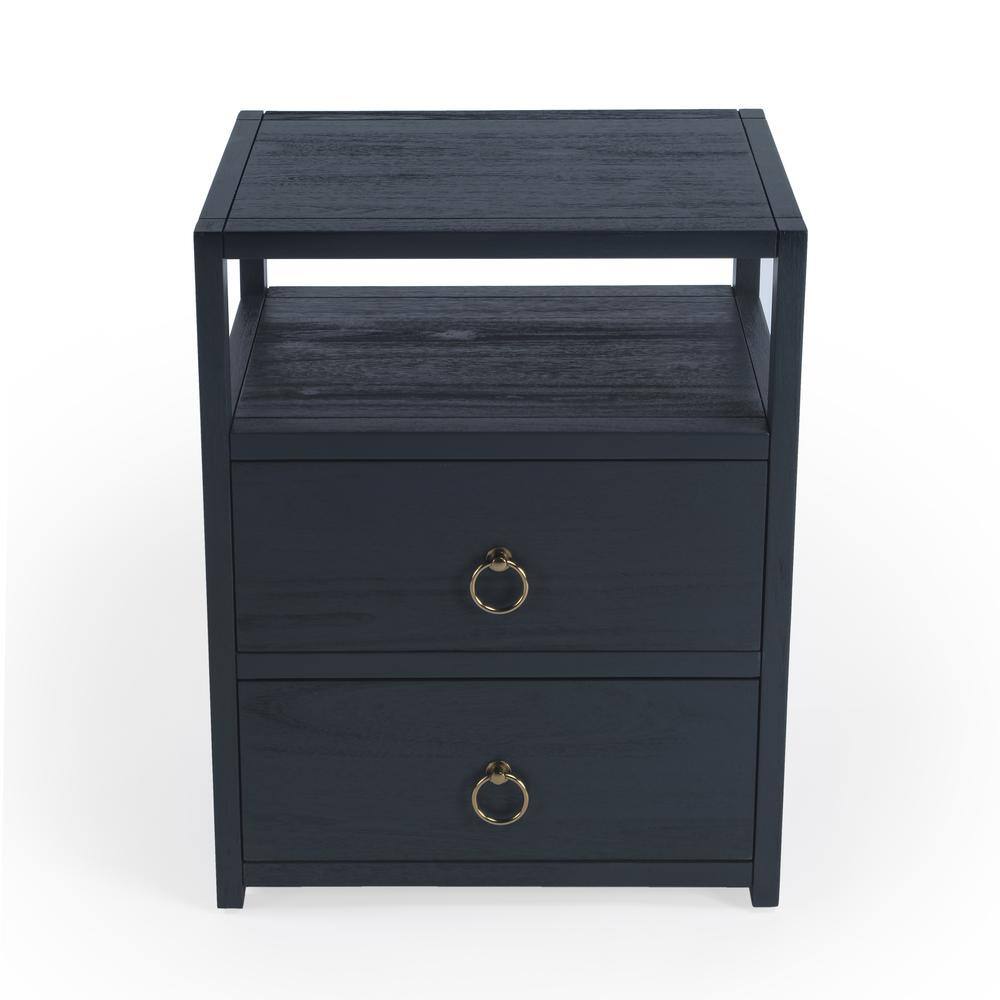 Alt View 3. Butler Specialty - Lark Nightstand - Navy Blue.