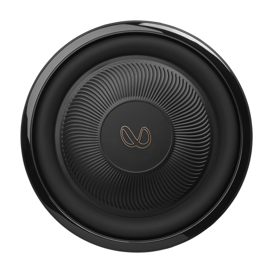 Angle. Infinity - INFINITY REFERENCE 123WSL 12” Low profile Subwoofer w/SSI™ (Selectable Smart Impedance) - White.